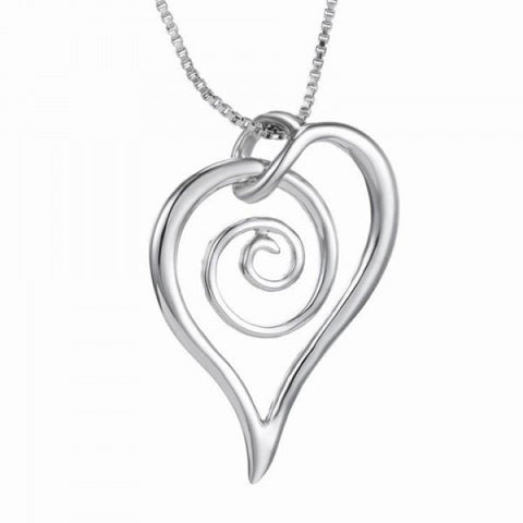 Trendy Cute Love Heart Pendant Necklace